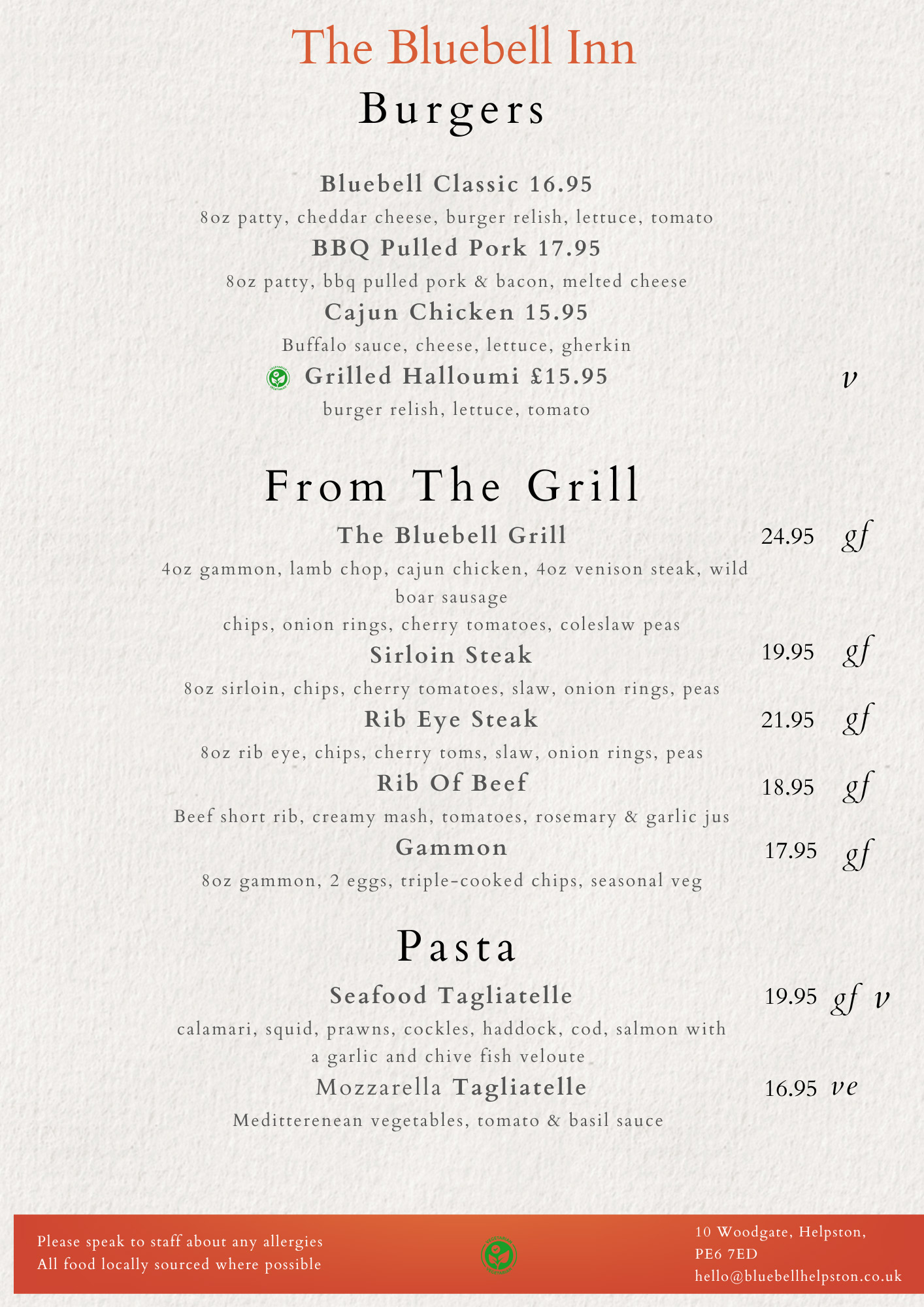 The Bluebell at Helpston | Good food