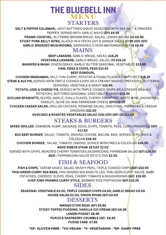 The Bluebell at Helpston | Good food