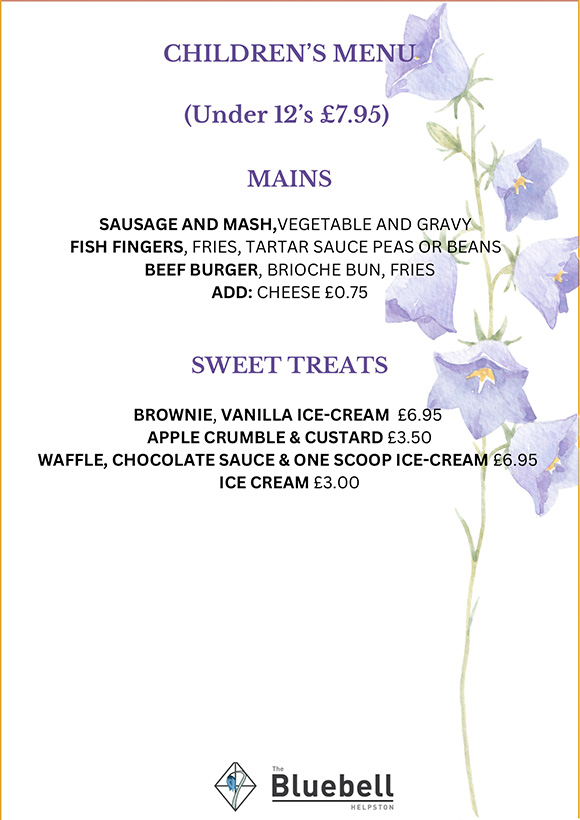 The Bluebell at Helpston | Good food