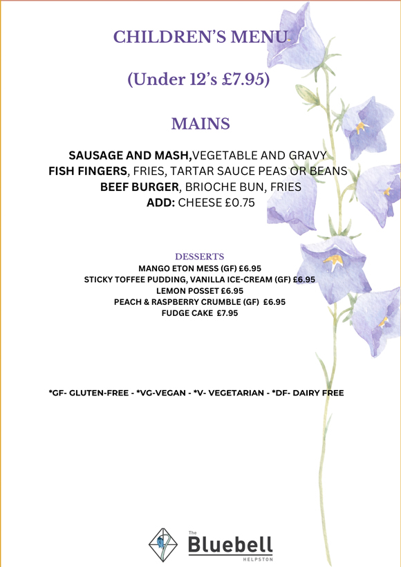 The Bluebell at Helpston | Good food